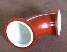 alumina wear resistant ceramic elbow