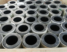 cast basalt pipe packaging in the wooden case